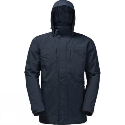 Chaquetas Jack Wolfskin Westpoint Island Hombre - Azul Marino - Chile SAZ329705